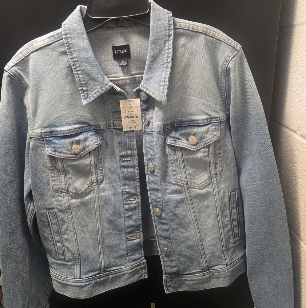 J. Crew Classic Blue Denim Jacket